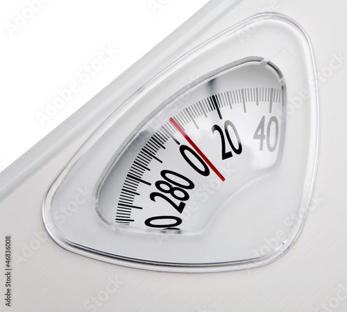 Photo: Close-up of a weighing scale Close-up of a weighing scale