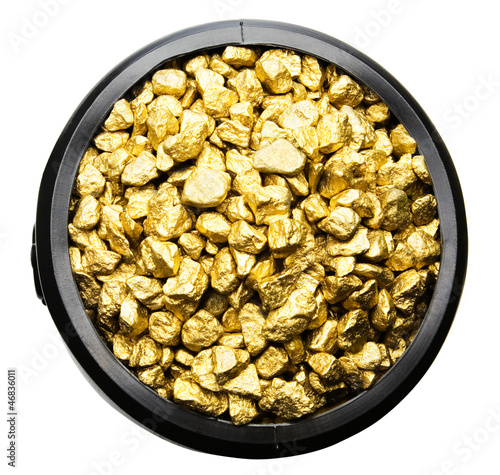 Photo: Pot of gold nuggets Pot of gold nuggets