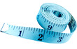 Blue color tape measure
