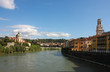River Adige view in Verona