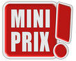 !-Schild rot quad MINI PRIX