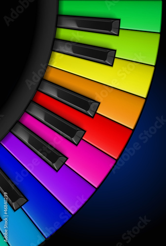 Vector: Piano keys Piano keys