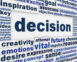 Decision message background