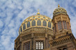 canvas print picture - Berlin, The New Jewish Synagoge