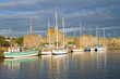old town harbour of  Saint Malo, France