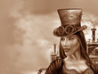 Illustration: Steampunk Woman Steampunk Woman