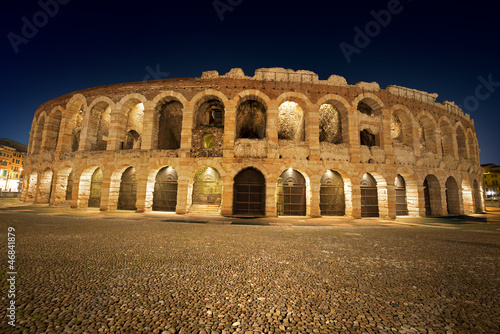 Photo: Arena di Verona by Night - Italy Arena di Verona by Night - Italy