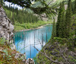 Photo: Kaindy Lake in Kazakhstan Kaindy Lake in Kazakhstan