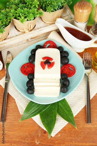 Photo: Feta cheese Feta cheese