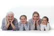 Three generations of women.