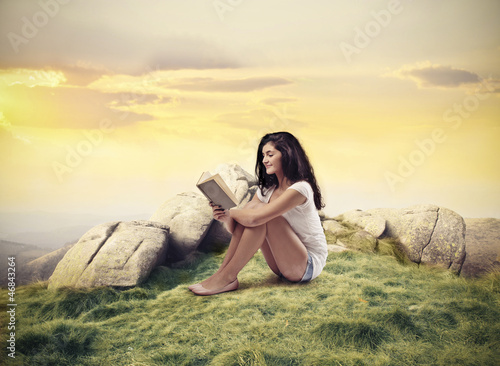Photo: Reading in Nature Reading in Nature