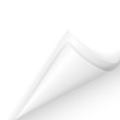 Vector: White Paper corner White Paper corner