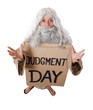 visionary with a sign Judgment day