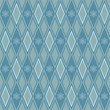 Seamless argyle pattern with snowflakes in blue tones, vector.