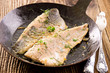 Saiblingfilet gebraten