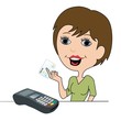 Lady with Credit Card