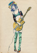 Guitar player - Exciting beauty.