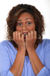 A fearful woman