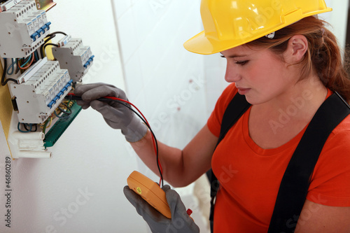 Photo: portrait of a technician portrait of a technician