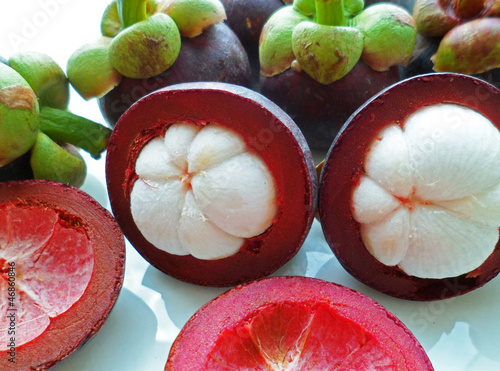 Photo: Mangosteen (Garcinia mangostana) Mangosteen (Garcinia mangostana)