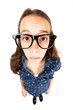 Photo: Confused nerd girl Confused nerd girl