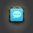 Bubble talk user interface icon