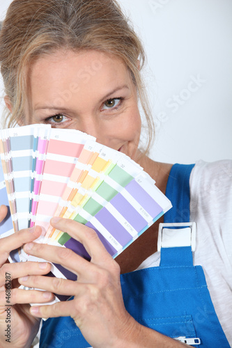 Photo: female painter female painter