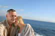 Couple on a boat
