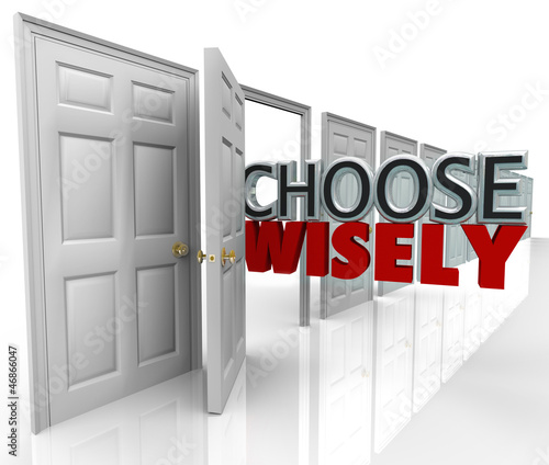Illustration: Choose Wisely Many Doors Best Selection Choose Wisely Many Doors Best Selection