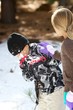 Hit with a snowball