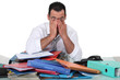 tired worker