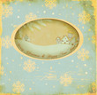 Vintage Christmas and New Year Greeting Card