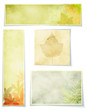 Vintage Botanical Banners - Autumn