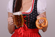 bier und brezen