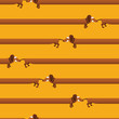 Dog eats dog semless background pattern