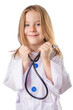 Foto: Little girl in doctor costume Little girl in doctor costume