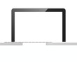 Illustration: Isolated Laptop Display Isolated Laptop Display