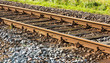 Railway in the afternoon sun