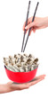 Concept image of food money