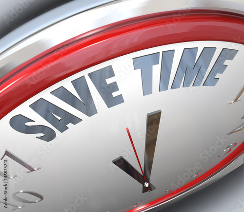 Illustration: Save Time Clock Management Tips Advice Efficiency Save Time Clock Management Tips Advice Efficiency