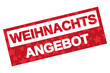 Vektor: Weihnachtsangebot Stempel Weihnachtsangebot Stempel