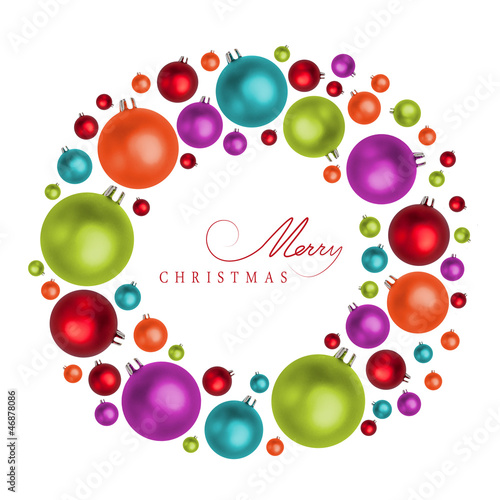Illustration: Elegant Christmas wreath Elegant Christmas wreath