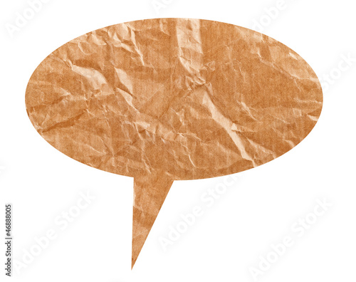 Photo: speech bubble speech bubble
