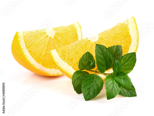 Photo: Orange with mint Orange with mint