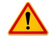 Illustration: Panneau de danger provisoire Panneau de danger provisoire
