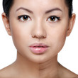 Photo: beautiful healthy versus unhealthy skin complexion beautiful healthy versus unhealthy skin complexion