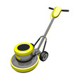Floor Buffer 3d Render