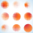 Creative abstract art circles design. EPS 8