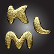 Vector golden figure