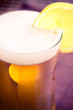 Beer with lemon